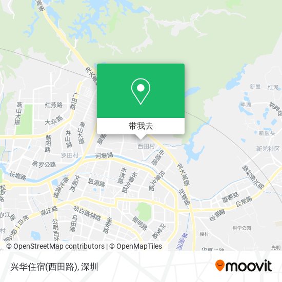 兴华住宿(西田路)地图
