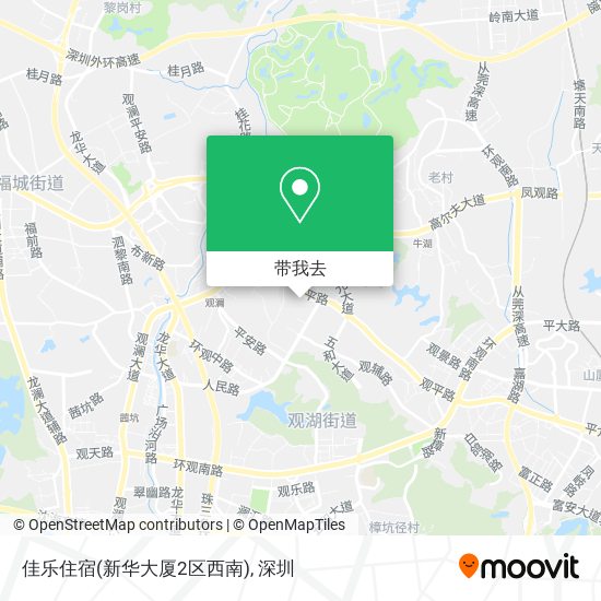 佳乐住宿(新华大厦2区西南)地图