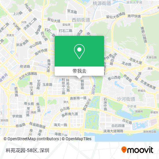 科苑花园-58区地图