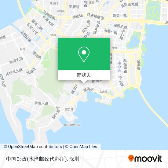 中国邮政(水湾邮政代办所)地图