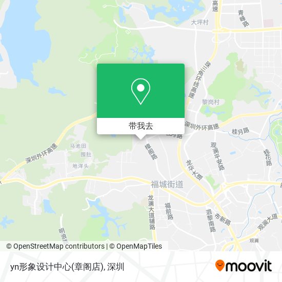 yn形象设计中心(章阁店)地图