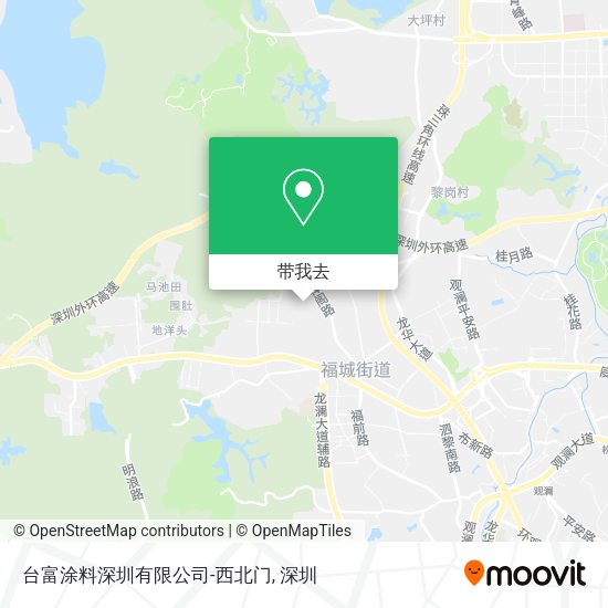 台富涂料深圳有限公司-西北门地图
