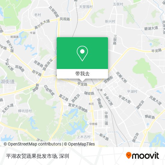 平湖农贸蔬果批发市场地图
