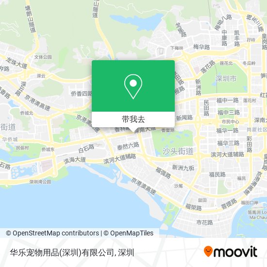 华乐宠物用品(深圳)有限公司地图