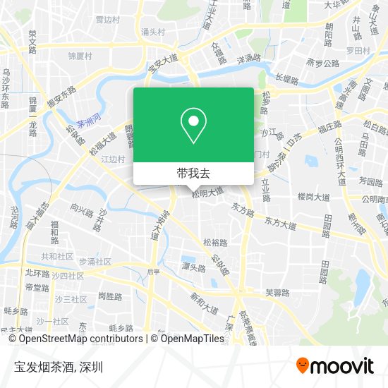 宝发烟茶酒地图