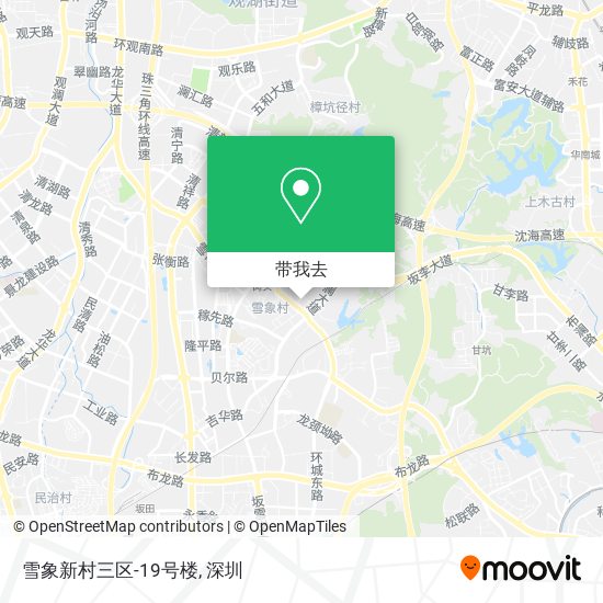 雪象新村三区-19号楼地图