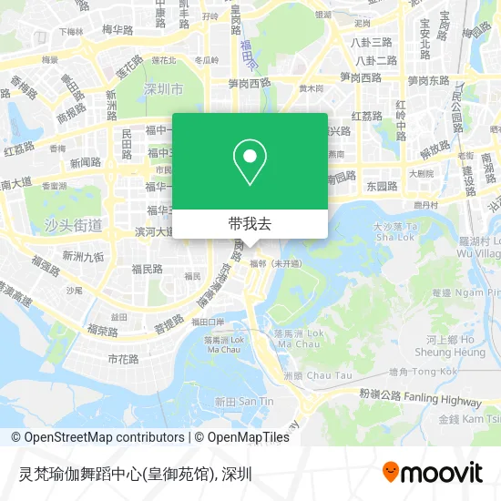 灵梵瑜伽舞蹈中心(皇御苑馆)地图