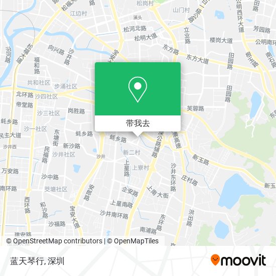 蓝天琴行地图