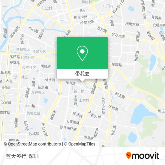 蓝天琴行地图