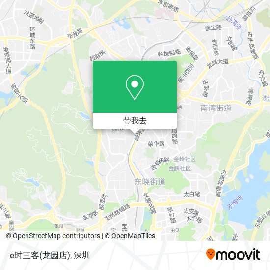 e时三客(龙园店)地图