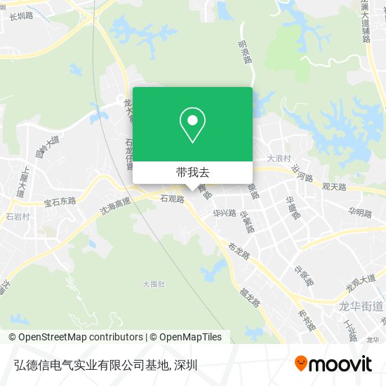 弘德信电气实业有限公司基地地图