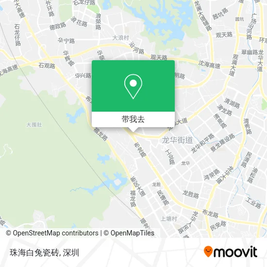 珠海白兔瓷砖地图