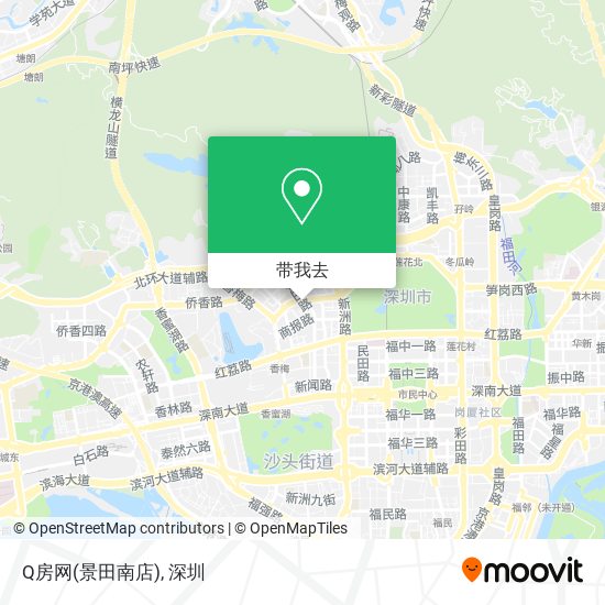 Q房网(景田南店)地图