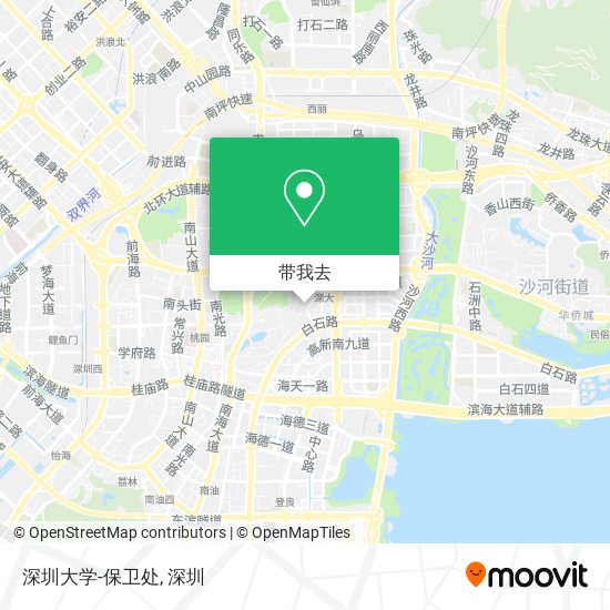 深圳大学-保卫处地图