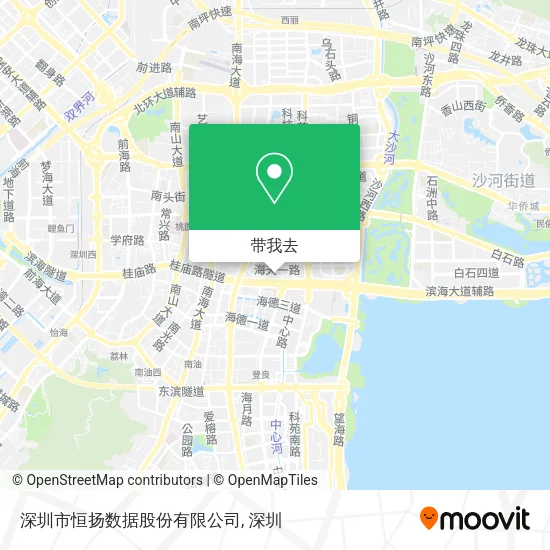 深圳市恒扬数据股份有限公司地图