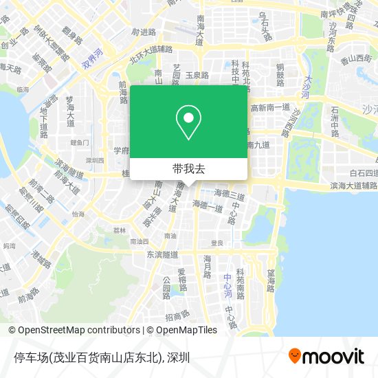 停车场(茂业百货南山店东北)地图