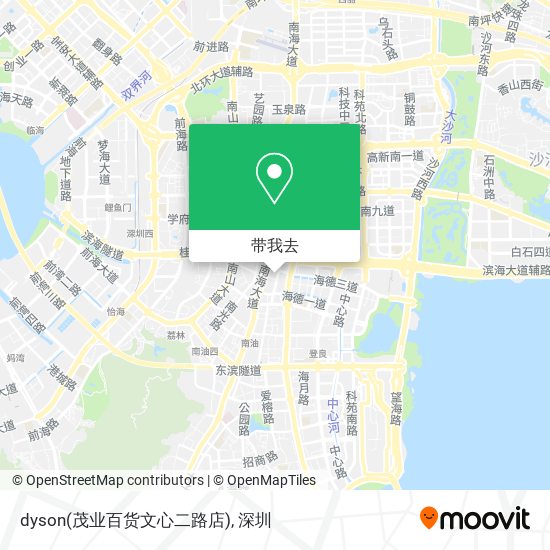 dyson(茂业百货文心二路店)地图