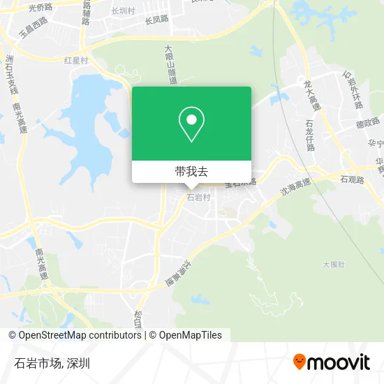 石岩市场地图