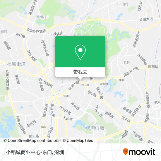 小稻城商业中心-东门地图