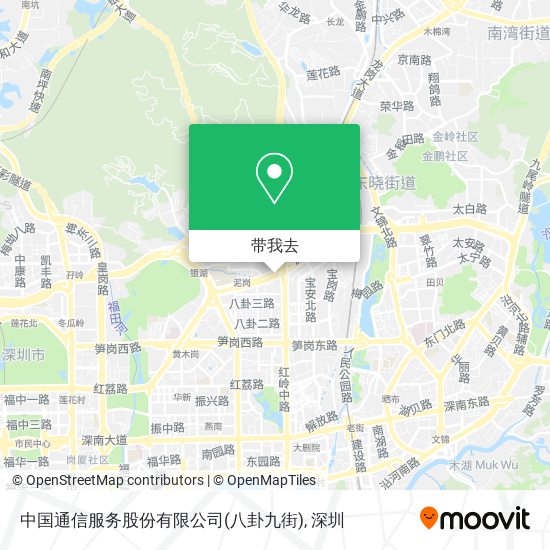 中国通信服务股份有限公司(八卦九街)地图