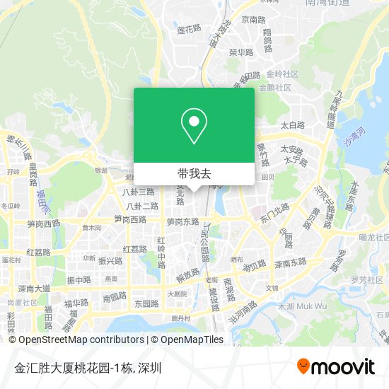 金汇胜大厦桃花园-1栋地图