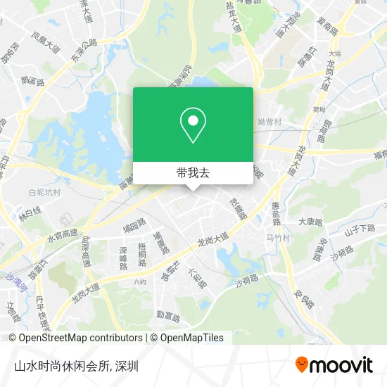 山水时尚休闲会所地图