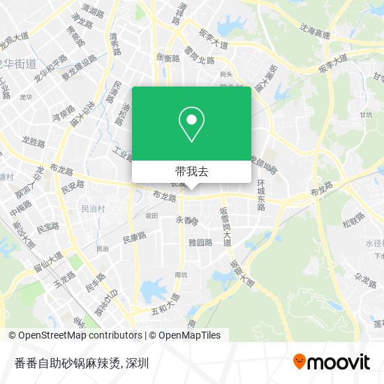 番番自助砂锅麻辣烫地图