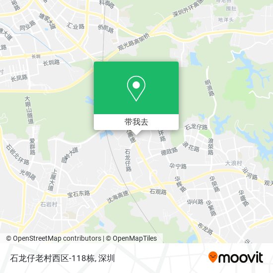 石龙仔老村西区-118栋地图