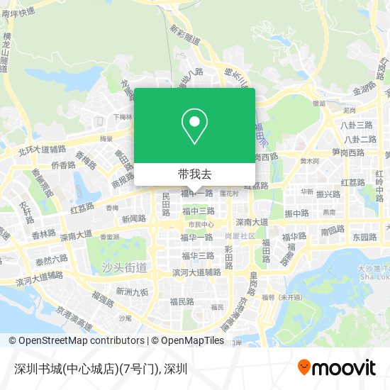 深圳书城(中心城店)(7号门)地图