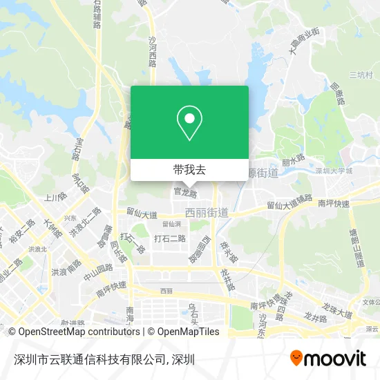 深圳市云联通信科技有限公司地图