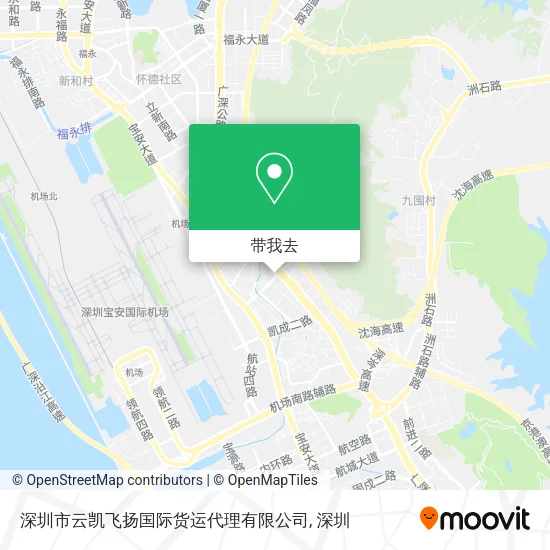 深圳市云凯飞扬国际货运代理有限公司地图
