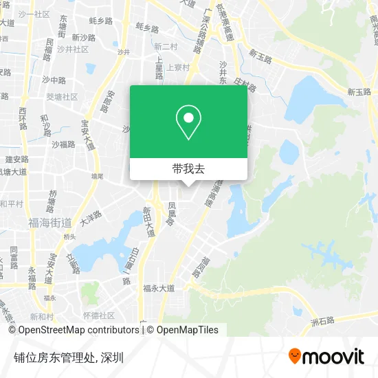 铺位房东管理处地图