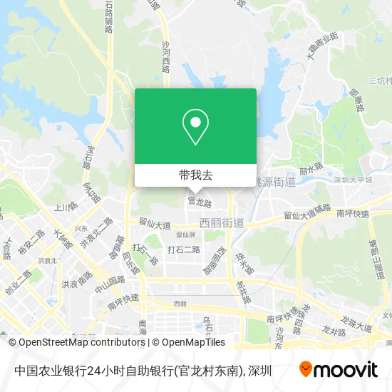 中国农业银行24小时自助银行(官龙村东南)地图