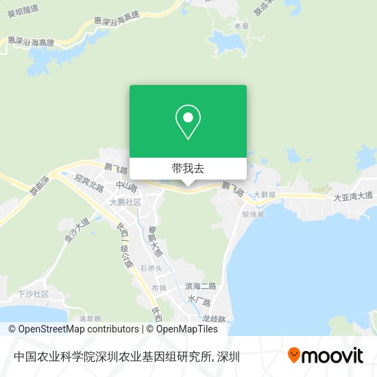 中国农业科学院深圳农业基因组研究所地图