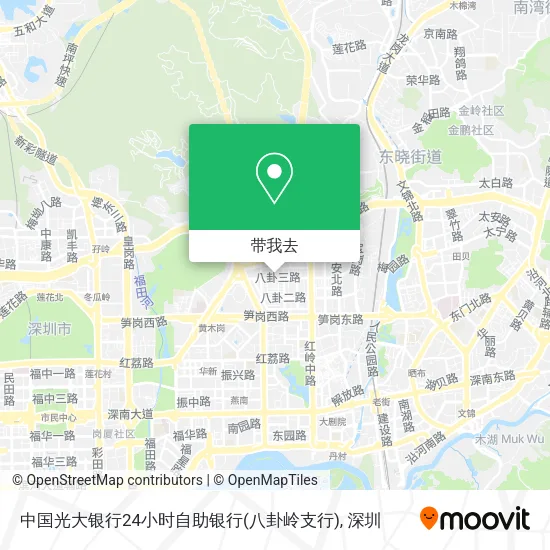 中国光大银行24小时自助银行(八卦岭支行)地图