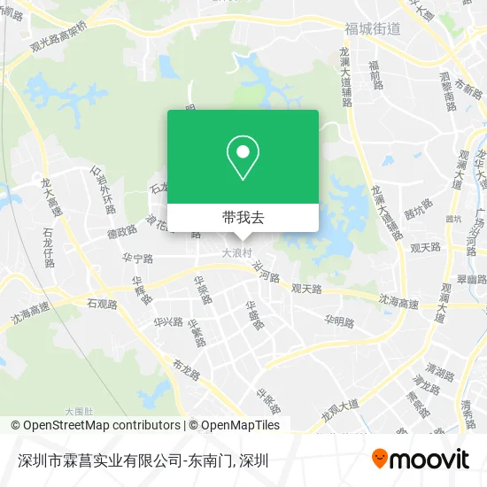 深圳市霖菖实业有限公司-东南门地图