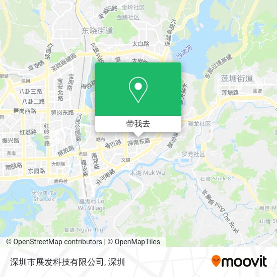 深圳市展发科技有限公司地图