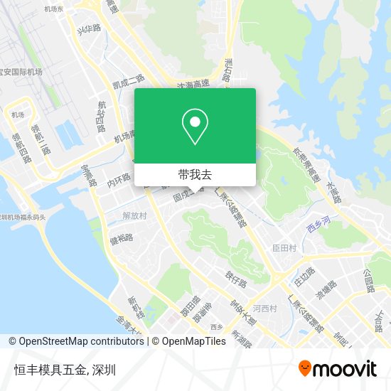 恒丰模具五金地图
