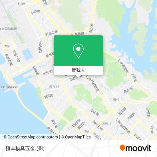 恒丰模具五金地图