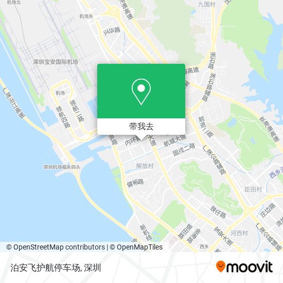 泊安飞护航停车场地图