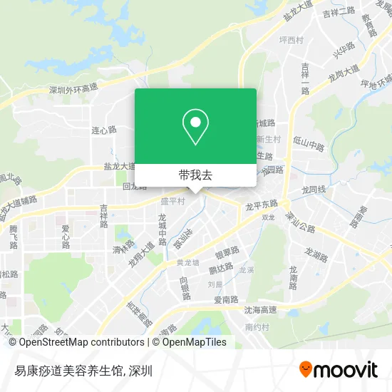 易康痧道美容养生馆地图