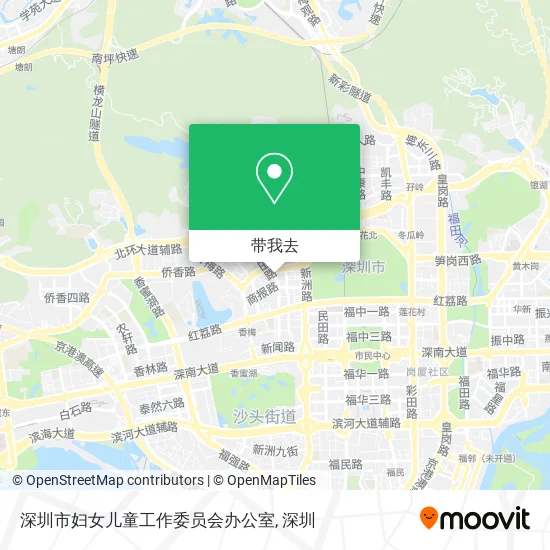 深圳市妇女儿童工作委员会办公室地图
