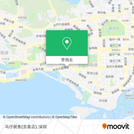 马仔斑鱼(京基店)地图