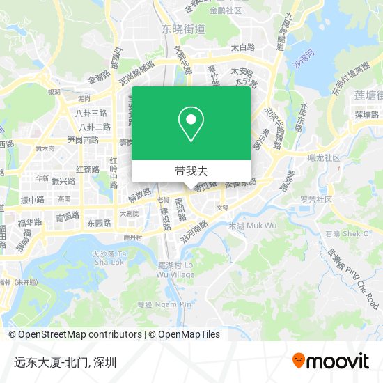 远东大厦-北门地图