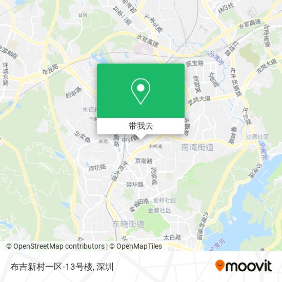 布吉新村一区-13号楼地图