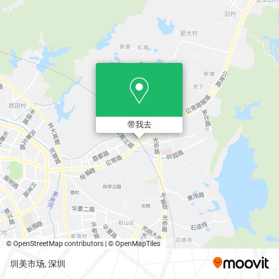 圳美市场地图