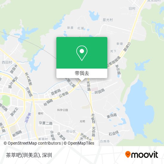 茶萃吧(圳美店)地图