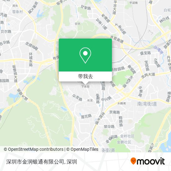 深圳市金润银通有限公司地图