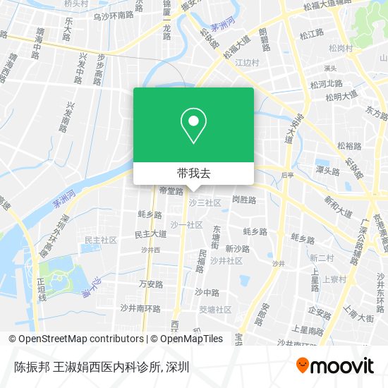 陈振邦  王淑娟西医内科诊所地图