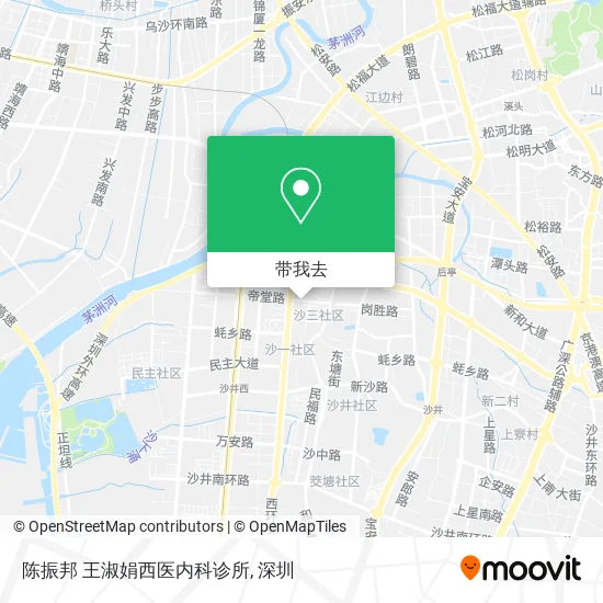 陈振邦  王淑娟西医内科诊所地图
